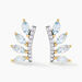 Boucles D'oreilles Puces Tiara Or Jaune Topaze Oxyde De Zirconium - Clous d'oreilles Femme | Histoire d’Or