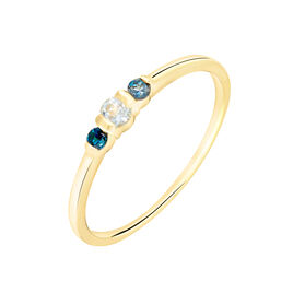 Bague Mediha Or Jaune Topaze - Bagues avec pierre Femme | Histoire d’Or