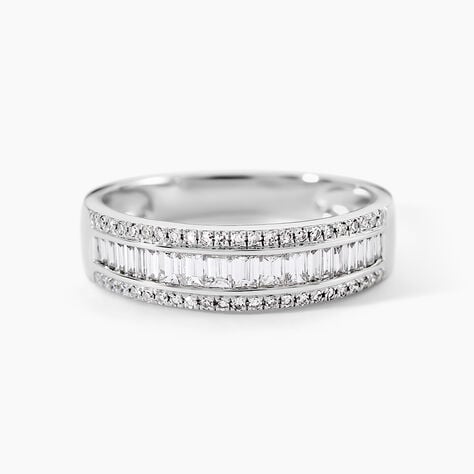Alliance Collection 1986 Platine Blanc Diamant - Alliances Femme | Histoire d&rsquo;Or