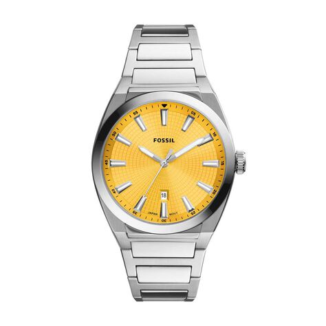 Montre Fossil Everett Jaune - Montres Homme | Histoire d’Or