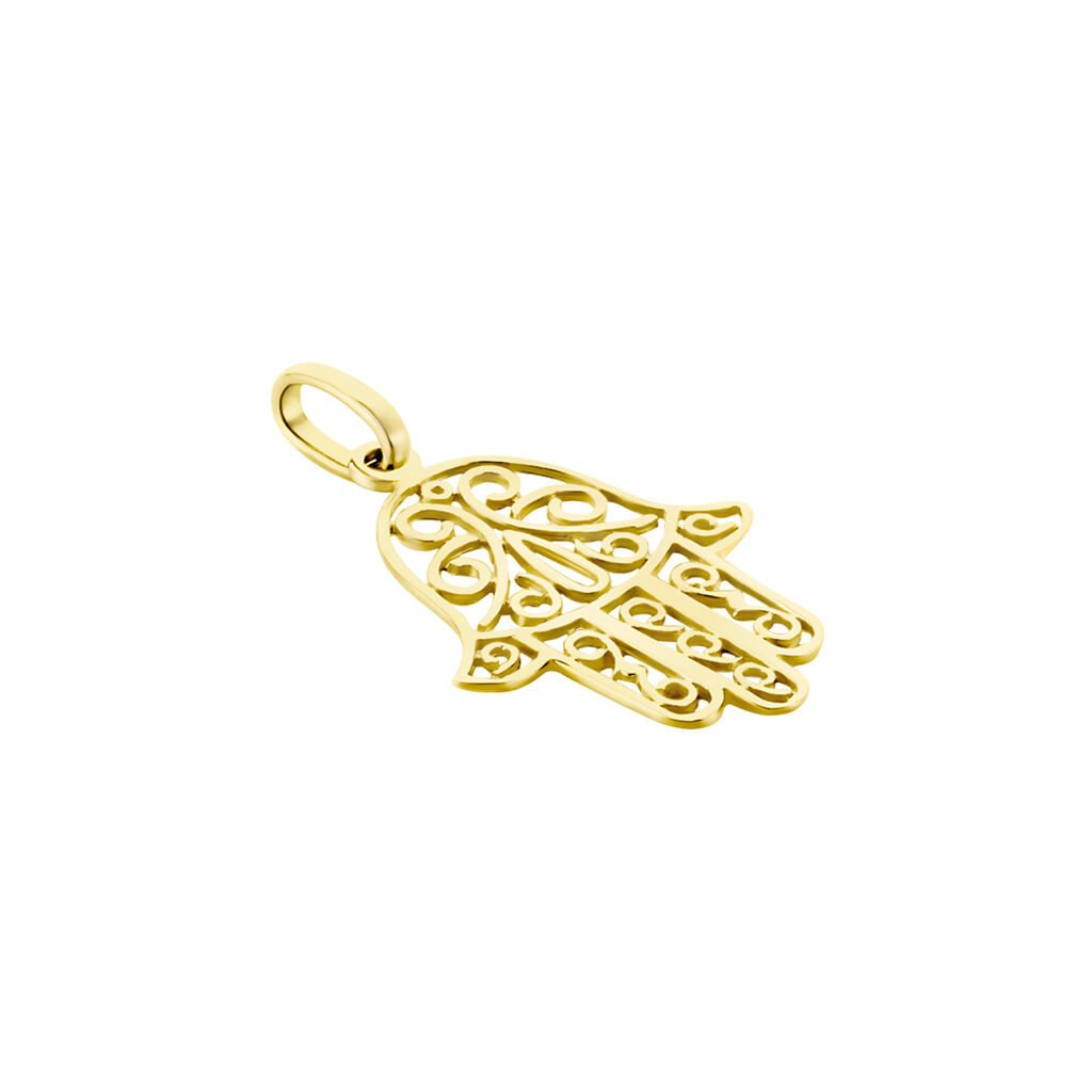 Pendentif Fatima Or Jaune - Pendentifs Famille | Histoire d’Or