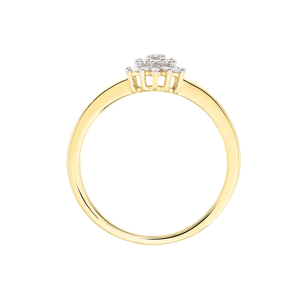Bague Caliopee Or Jaune Diamant - Bagues avec pierre Femme | Histoire d&rsquo;Or