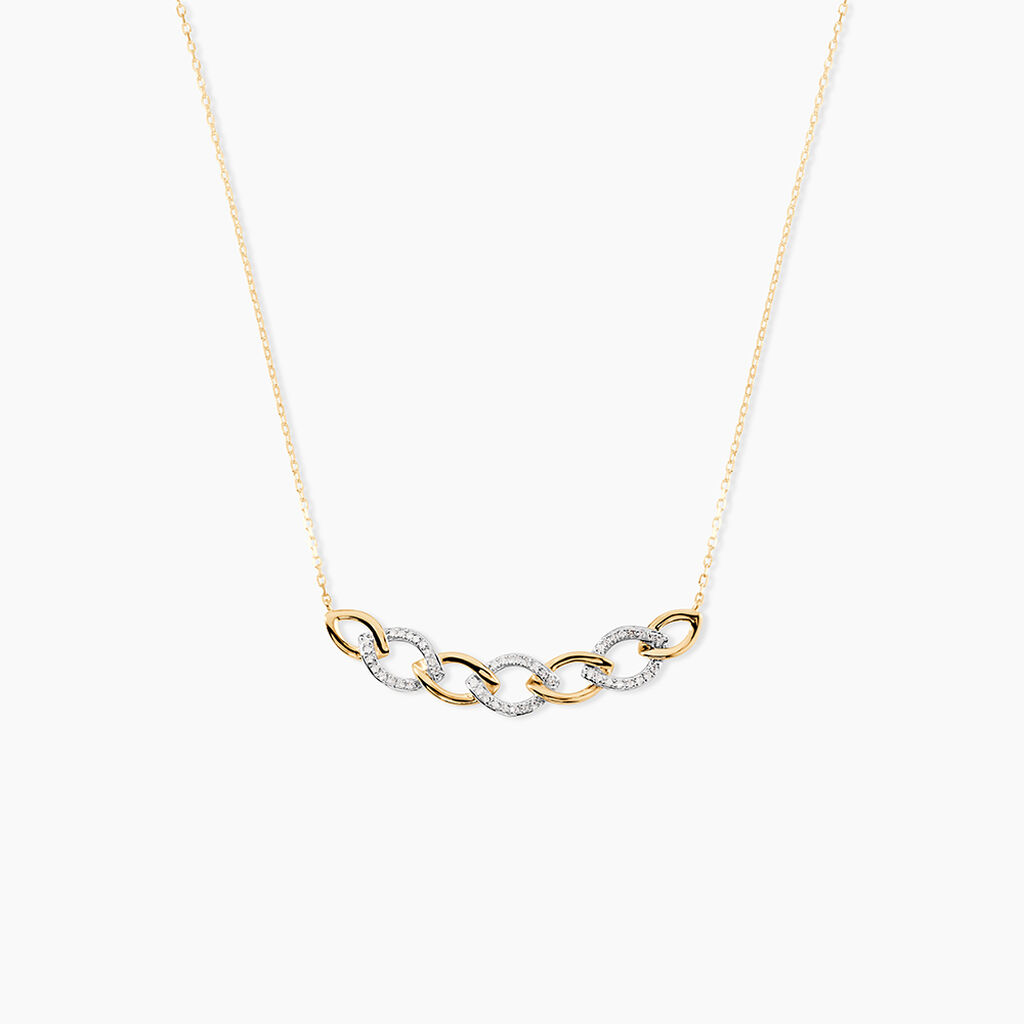 Collier Khatijah Or Jaune Diamant - Colliers Femme | Histoire d&rsquo;Or