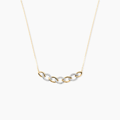 Collier Khatijah Or Jaune Diamant - Colliers Femme | Histoire d&rsquo;Or