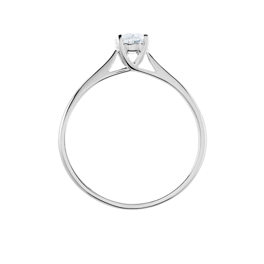 Bague Solitaire Aphrodite Or Blanc Diamant - Bagues solitaires Femme | Histoire d’Or