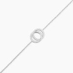 Bracelet Magou Argent Blanc Oxyde De Zirconium - Bracelets Femme | Histoire d&rsquo;Or