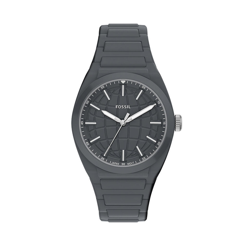 Montre Fossil Everett 3 Hand Gris - F&ecirc;te des p&egrave;res Homme | Histoire d&rsquo;Or
