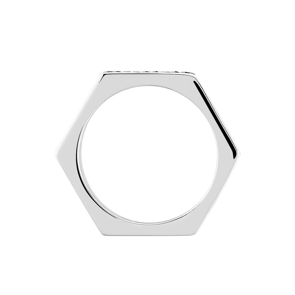 Bague Souhyla Argent Blanc Oxyde De Zirconium - Bagues avec pierre Femme | Histoire d’Or
