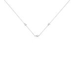 Collier Argent Blanc Astria - Colliers fantaisie Femme | Histoire d&rsquo;Or