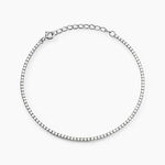 Bracelet Lou-anne Argent Blanc Oxyde De Zirconium - Bracelets Femme | Histoire d&rsquo;Or