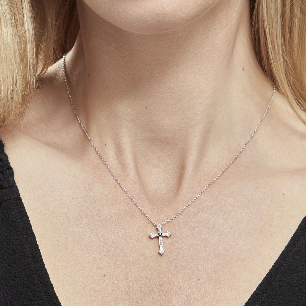 Collier Argent Florian Oxydes De Zirconium - Colliers fantaisie Femme | Histoire d’Or
