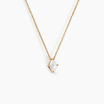 Collier Icone Or Jaune Diamant Synthetique - Colliers Femme | Histoire d&rsquo;Or