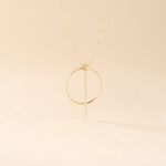 Collier Or Jaune Guda Oxyde De Zirconium - Colliers Femme | Histoire d&rsquo;Or