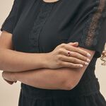 Bague Vladimir Or Jaune Rubis Diamants - Bagues solitaires Femme | Histoire d&rsquo;Or