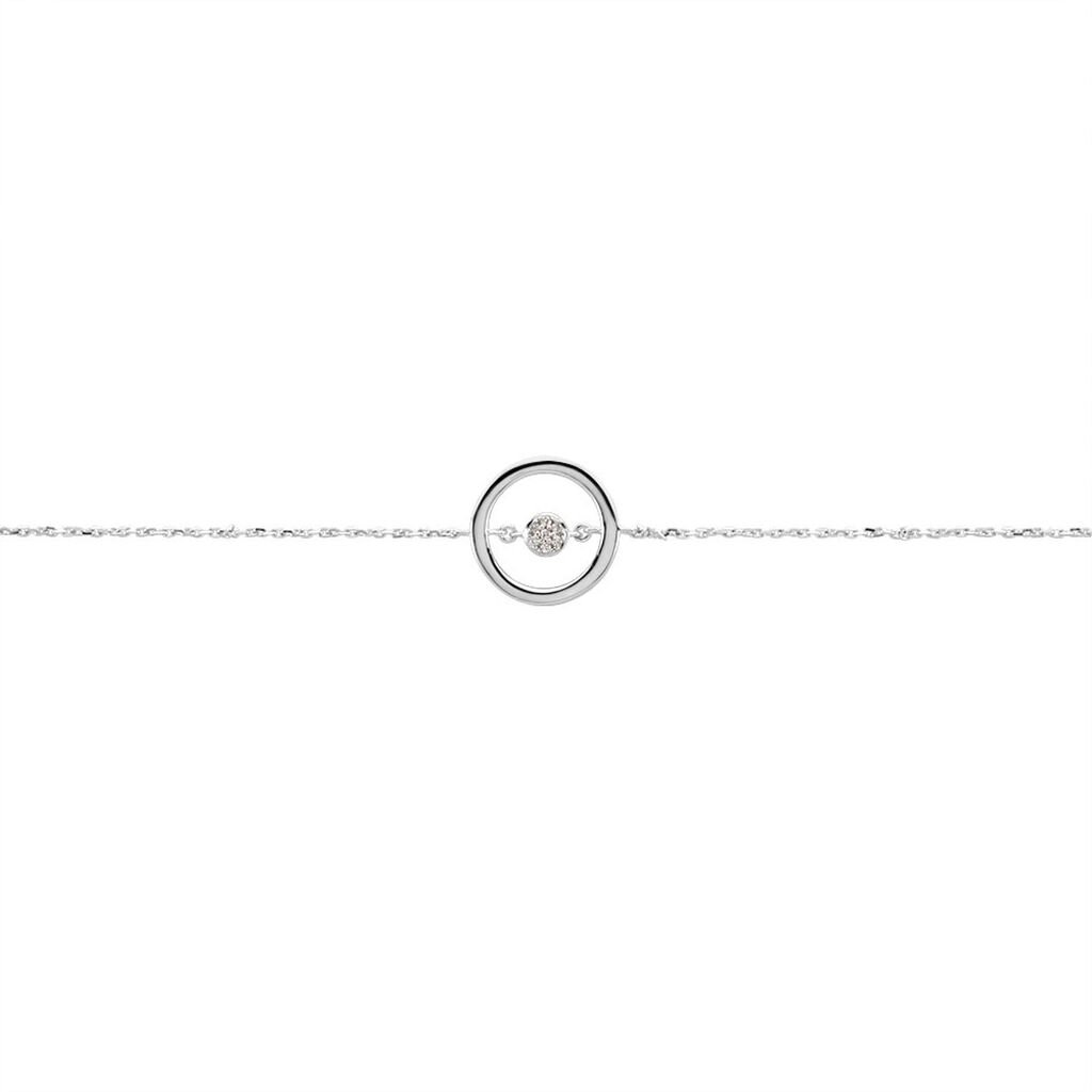 Bracelet Natalane Or Blanc Diamant - Bracelets Femme | Histoire d&rsquo;Or