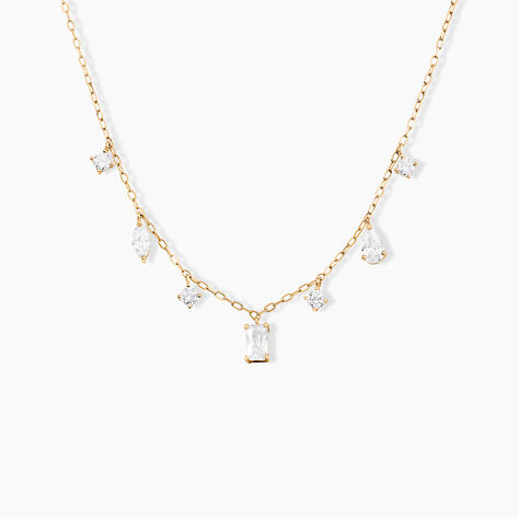 Collier Sparkle Or Jaune Oxyde De Zirconium - Colliers Femme | Histoire d&rsquo;Or