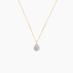 Collier Pear C Or Jaune Diamant - Colliers Femme | Histoire d&rsquo;Or