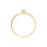 Bague Solitaire Hemera Or Jaune Diamant - Bagues solitaires Femme | Histoire d&rsquo;Or