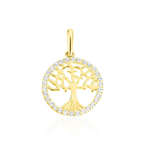 Pendentif Salvy Or Jaune Oxyde De Zirconium - Pendentifs Femme | Histoire d’Or