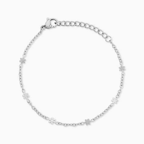 Bracelet Danaya Acier Blanc - Bracelets fantaisie Femme | Histoire d&rsquo;Or