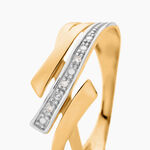 Bague Ainhoa Or Jaune Diamant - Bagues avec pierre Femme | Histoire d&rsquo;Or