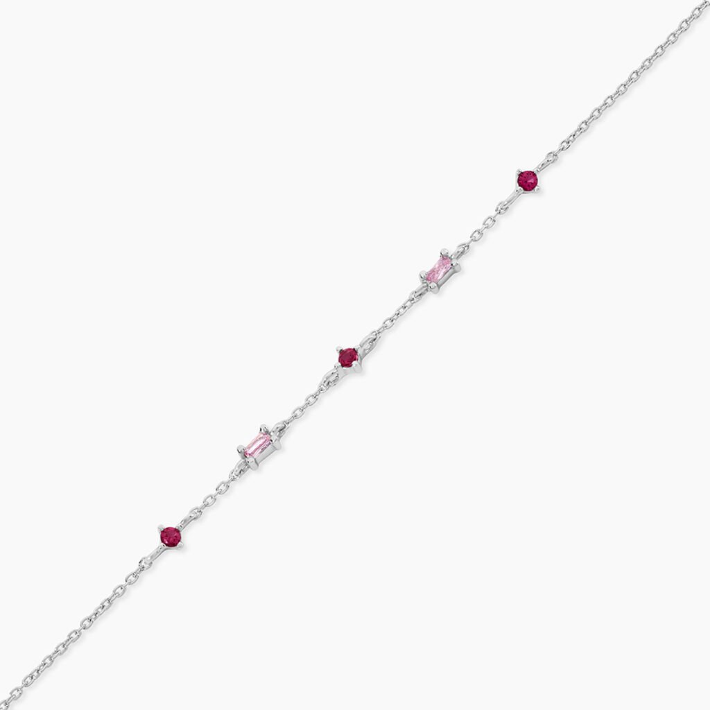 Bracelet Blush Argent Blanc Oxyde De Zirconium -  Femme | Histoire d&rsquo;Or