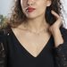 Collier Tanaya Argent Blanc Verre - Colliers Femme | Histoire d’Or