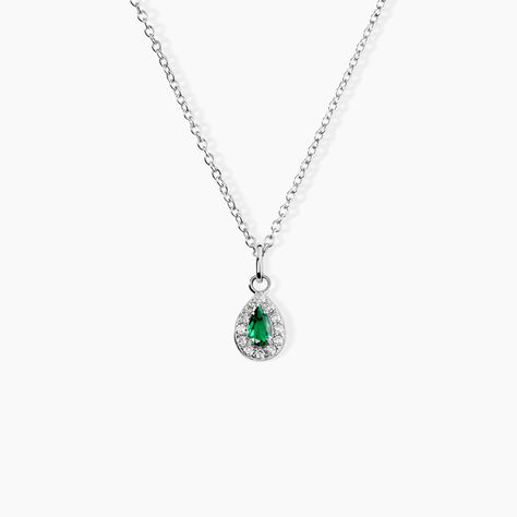 Collier Tania Argent Blanc Oxyde De Zirconium - F&ecirc;te des m&egrave;res Femme | Histoire d&rsquo;Or