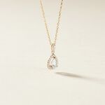 Pendentif Desiderius Or Jaune Topaze Oxydes De Zirconium - Pendentifs Femme | Histoire d&rsquo;Or