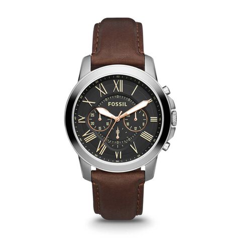 Montre Fossil Grant Noir - Montres Homme | Histoire d’Or