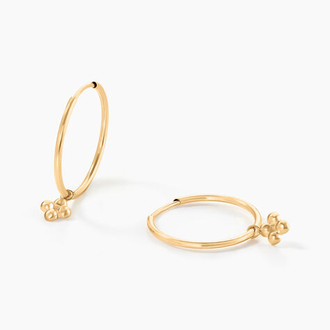 Créoles Pendilla Or Jaune - Boucles d'oreilles créoles Femme | Histoire d’Or