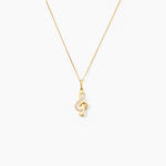 Pendentif Caprais Or Jaune Oxydes De Zirconium - Pendentifs Femme | Histoire d&rsquo;Or