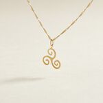 Pendentif Cobeia Triskel Or Jaune - Pendentifs Famille | Histoire d&rsquo;Or