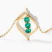 Collier Shahara Or Jaune Emeraude - Colliers Femme | Histoire d’Or