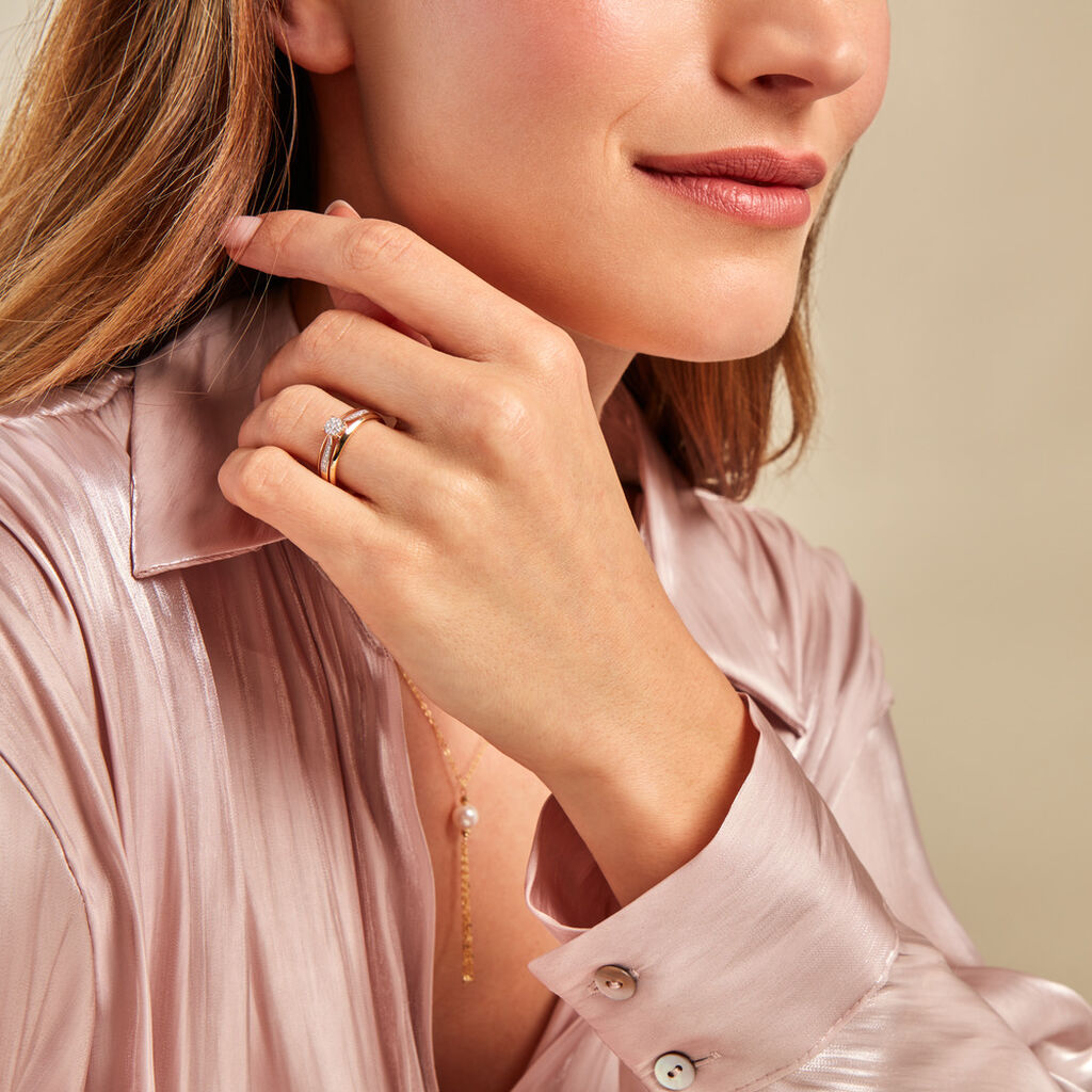 Bague Primrose Or Jaune Diamant - Bagues avec pierre Femme | Histoire d’Or