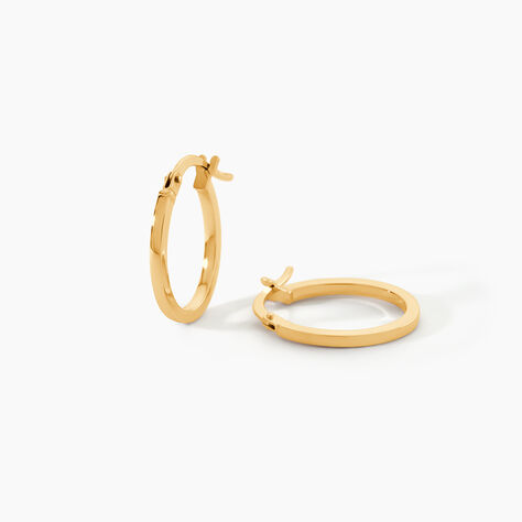 Cr&eacute;oles Telya Or Jaune - Boucles d'oreilles cr&eacute;oles Femme | Histoire d&rsquo;Or