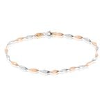 Bracelet Izar Torsadee Or Bicolore - Bracelets Femme | Histoire d&rsquo;Or