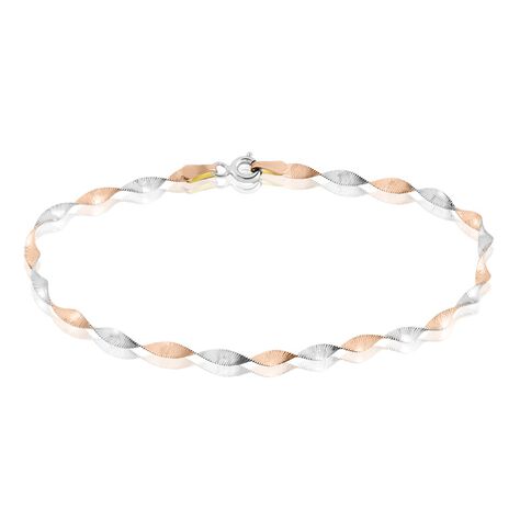 Bracelet Izar Torsadee Or Bicolore - Bracelets Femme | Histoire d&rsquo;Or