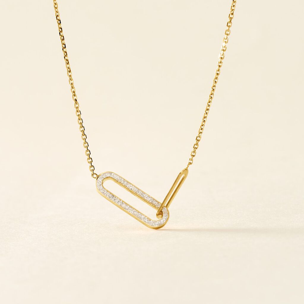 Collier Link Or Jaune - Colliers Femme | Histoire d’Or
