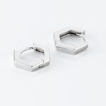 Cr&eacute;oles Argent Blanc Agnese - Boucles d'oreilles cr&eacute;oles Femme | Histoire d&rsquo;Or