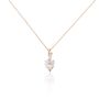 Collier Or Rose Clothilde Quartz
