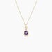 Collier Passion Or Jaune Amethyste Et Oxyde De Zirconium - Colliers Femme | Histoire d’Or