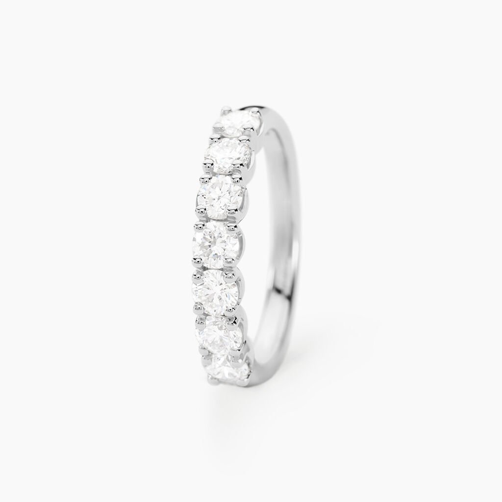 Alliance Hera Or Blanc Diamant - Alliances Femme | Histoire d’Or