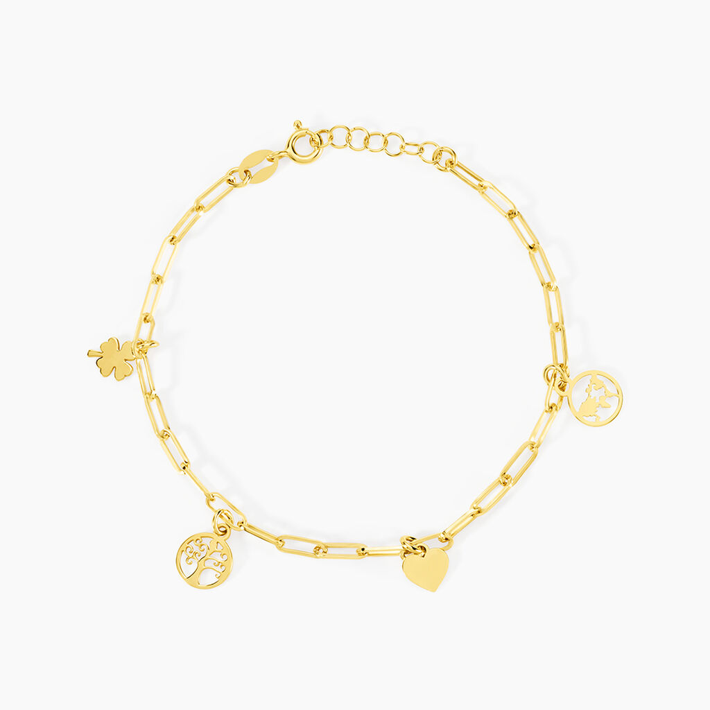 Bracelet Jonc Taola Argent Dor&eacute; - F&ecirc;te des m&egrave;res Femme | Histoire d&rsquo;Or