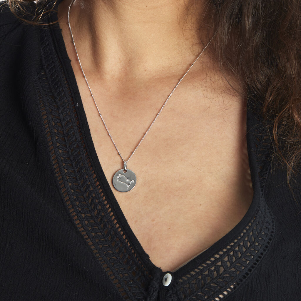 Collier Astr Argent Oxydes De Zirconium - Colliers Zodiaque Femme | Histoire d’Or