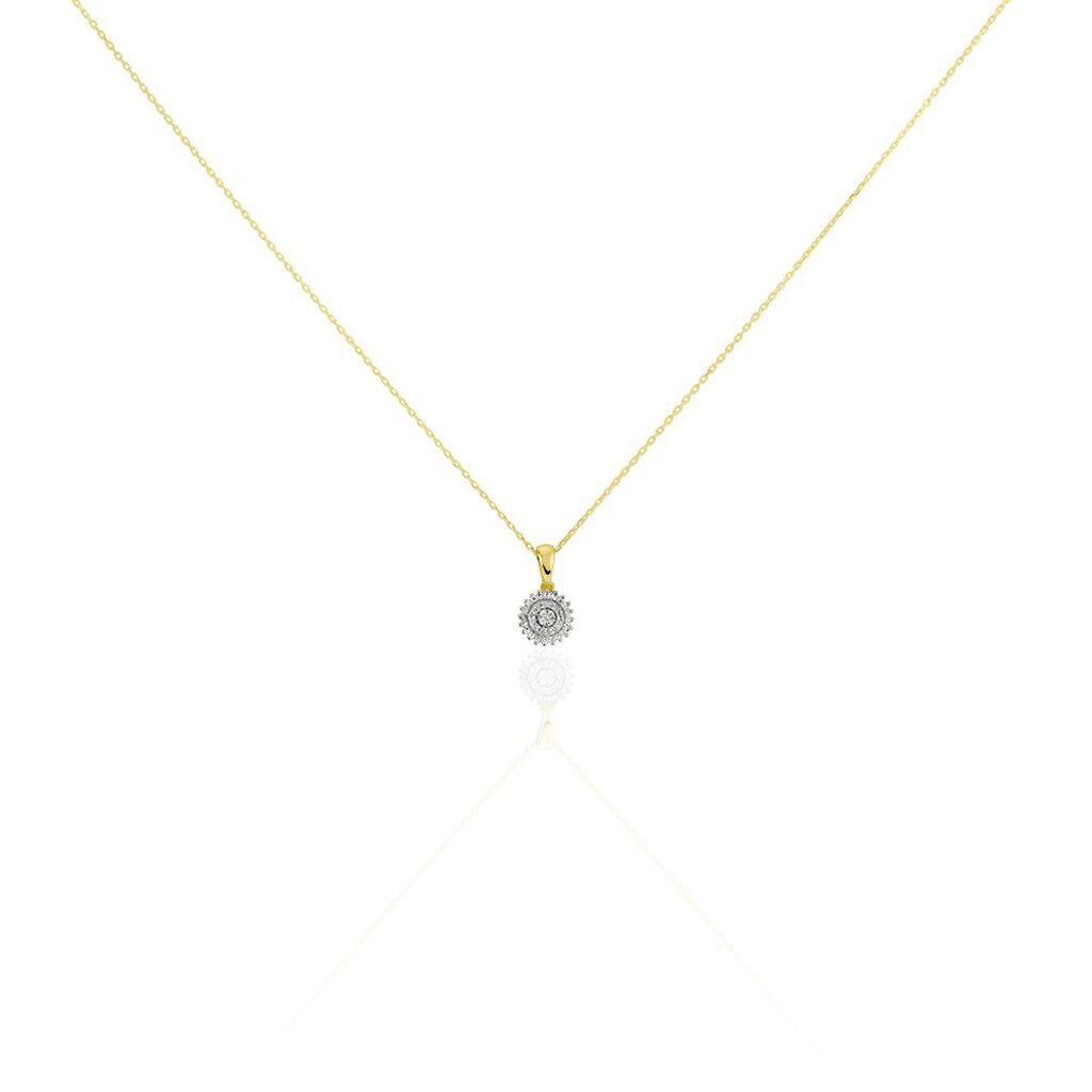 Collier Véronick Or Jaune Diamant - Colliers Femme | Histoire d’Or
