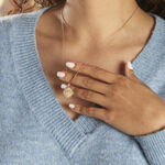 Collier Iago Plaqu&eacute; Or Oxydes De Zirconium - Colliers Femme | Histoire d&rsquo;Or