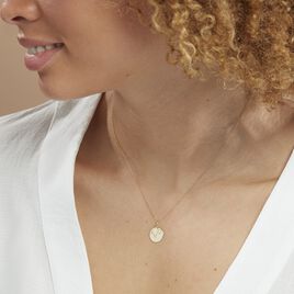 Pendentif Or Jaune Astraea Oxyde De Zirconium - Pendentifs Zodiaque Femme | Histoire d’Or