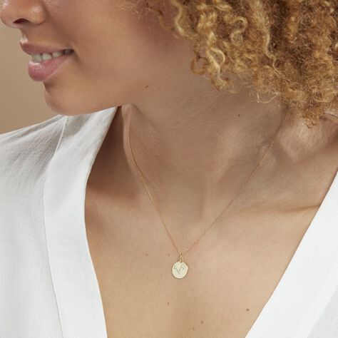 Pendentif Or Jaune Astraea Oxyde De Zirconium - Pendentifs Zodiaque Femme | Histoire d’Or