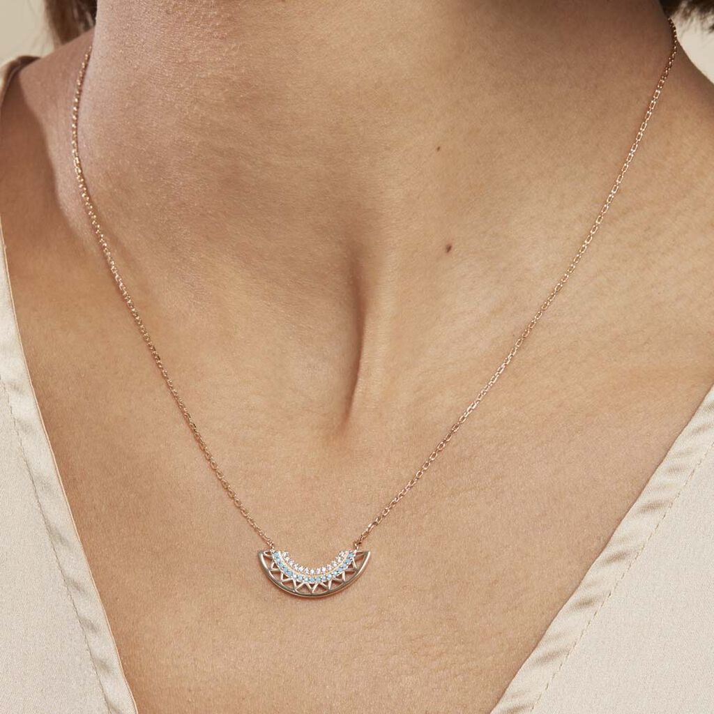 Collier Zoila Plaqué Or Jaune Oxyde De Zirconium - Colliers fantaisie Femme | Histoire d’Or